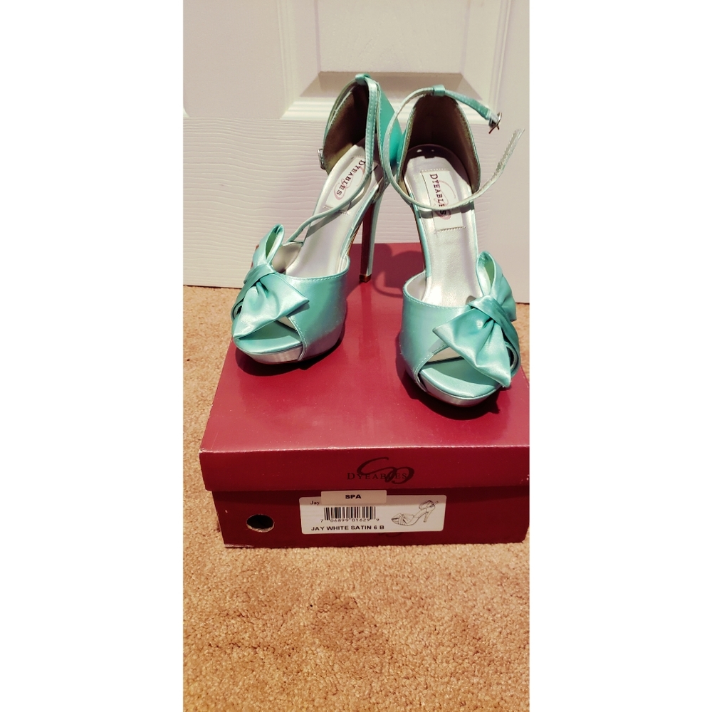 Dyeables from David's bridal shoes